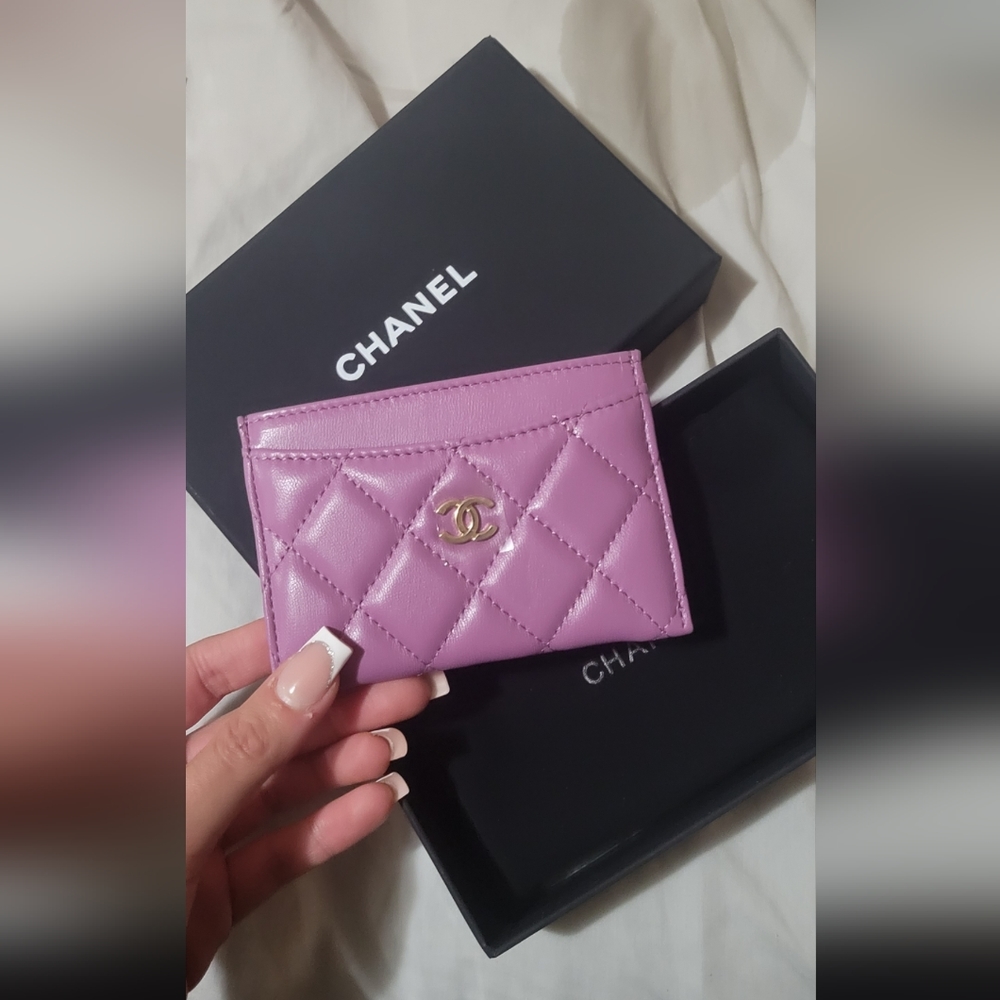 Chanel CC card holder